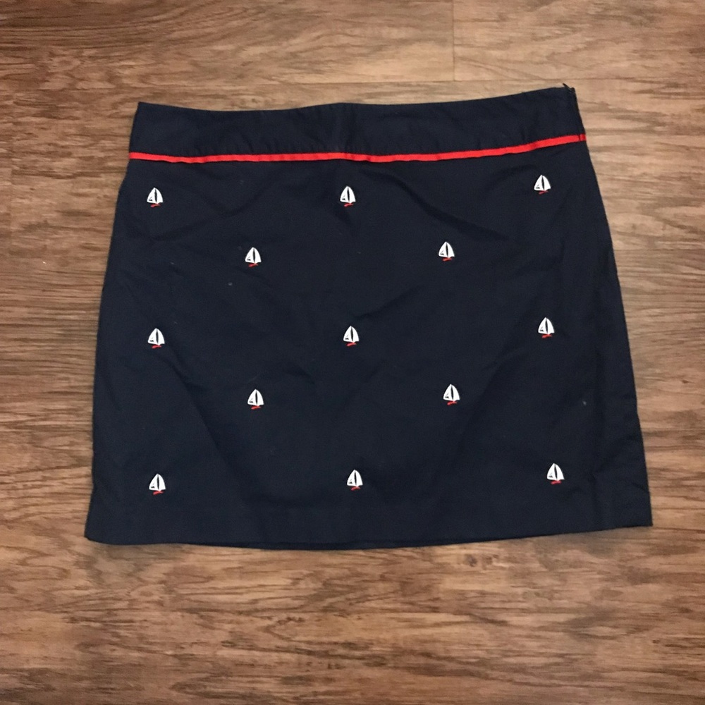 Vineyard Vines Embroidered Sailboat Skirt